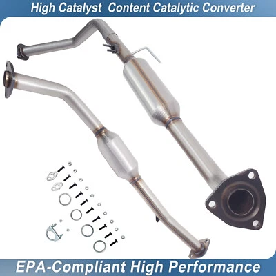 Left & Right Catalytic Converter For Toyota Sequoia 2001 - 2004 4.7l Highflow - Image 1 of 4