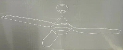  Ventilador de techo gris Monte Carlo Fans 3AVOR56GRYD Avvo 56 pulgadas Foto 1 de 2