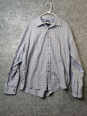 Camisa de vestir JoS A Bank Reserve para hombre XXL 2XL ajuste a medida azul cuadros a cuadros Foto 1 de 4