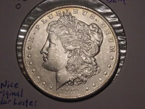 1885-O MORGAN DOLLAR CHOICE + GEM BU NICE PQ ORIGINAL POPULAR DATE SHIPS FREE - Picture 1 of 3