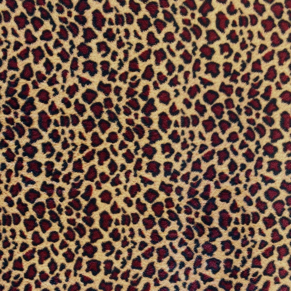 Leopard Print Fleece Fabric - 60" Wide - Sold by The Yard & Bolt - Image 1 of 1
