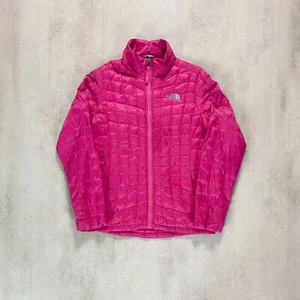 The North Face Girls Puffer Jacket Sz M Age 12-14 Pink Techwear Gorpcore Coat - Picture 1 of 10