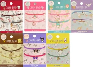 Sanrio, Bracelet Hair Gum Hair ties Charm Band Pony ring Rubber Accessories 2pcs - Picture 1 of 13