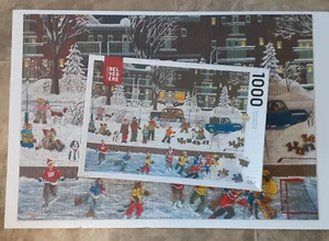 Pierre Belvedere 1000 Piece Jigsaw Puzzle COMPLETE World Class Artists Winter - Picture 1 of 19