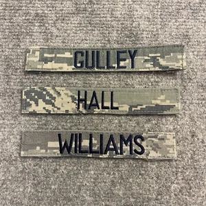 Paño de camuflaje de la Fuerza Aérea de los Estados Unidos edición excedente ABU coser en cinta de nombre EE. UU. - Imagen 1 de 17