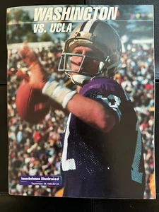 1985 NCAA Football Program Washington Huskies VS UCLA Bruins  SEPT 28TH 1985 - Picture 1 of 3