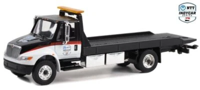 INTERNATIONAL Durastar 4400 Flatbed Truck - 2023 - black - GREENLIGHT 1:64