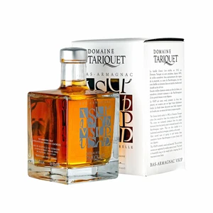 VSOP Carafe "Carrément" 40,0% Château du Tariquet Bas-Armagnac in Geschenkbox