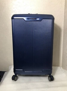 Samsonite Silhouette 17 25" Check-In Expandable Hardside Spinner Blue Used - Picture 1 of 10
