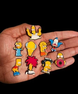 Simpson Shoe Charm Set ( Fits Clogs And Wristbands) - Picture 1 of 3