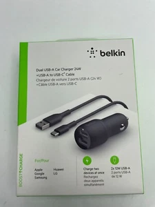 Belkin Cargador de coche carro Autos Vehiculo para Samsung iPhone 15 pro Samsung - Picture 1 of 5