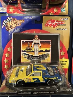 Winners Circle Bass Earnhardt #3 Magnificent Seven Car Print Wrangler Mint 1/43 - Image 1 of 2