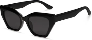 Occhiali Da Sole Da Donna Polarizzati Grandi Occhio Di Gatto Vintage Trendy Shad - Foto 1 di 12