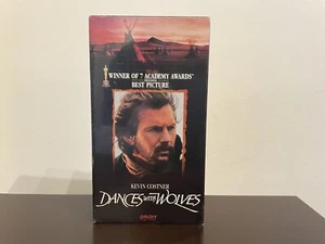 VHS Dances With Wolves RARE FACTORY SEALED STUDIO WATERMARK 1990 - Picture 1 of 10
