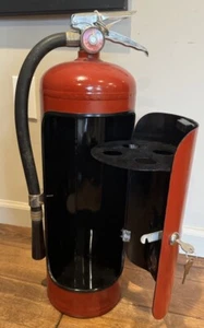 Vintage 70er Original FEUERLÖSCHER umgebaut MINI BAR Handarbeit Upgrade Weihnachten - Bild 1 von 24