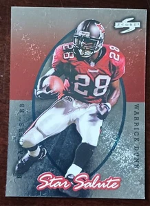 WARRICK DUNN - 1998 Score Football - Star Salute Promo Card #16 of 20 - Picture 1 of 2