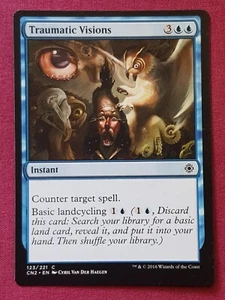 Magic The Gathering CONSPIRACY TAKE THE CROWN TRAUMATIC VISIONS blue card MTG - Bild 1 von 2