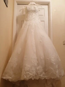 Dizzie Lizzie Couture Eloise wedding dress size 14, Tall, Sweetheart neckline - Picture 1 of 9