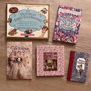 Vtg Reproduction Victorian Style Photograph Art Book LOT, Poems, Friendship Gift - Picture 1 of 22