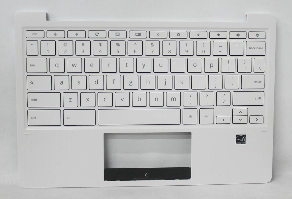 M15730-001 HP Top Cover Snow White W/Keyboard White 11A-Na0021Nr "GRADE A" - Image 1 of 1