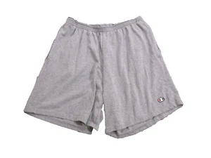 Champion pantaloncino uomo grande grigio stringhe logo palestra allenamento - Foto 1 di 5