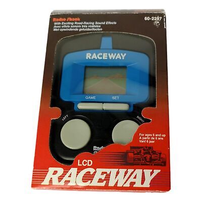 Radio Shack Raceway Handheld Electronic Game 1990 in Box Tested Working Vintage