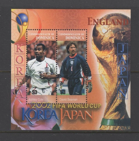 Dominica #2442 (2003 World Cup sheet of 2) VFMNH  CV $4.00 Cover
