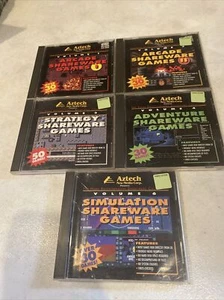 ARCADE SHAREWARE SPIELE - VOL. 1-4, 6 (170+SPIELE) (AZTECH) / CD-ROMs / PC• 1994 - Bild 1 von 10
