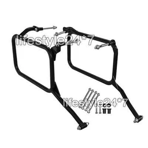 Apto para Royal Enfield Nuevo Himalayan 450 "Black Adventure Pannier Rails" - Imagen 1 de 6