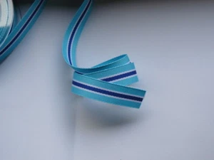 Ripsband hellblau-blau 16 mm Reststück 150 cm - Bild 1 von 1