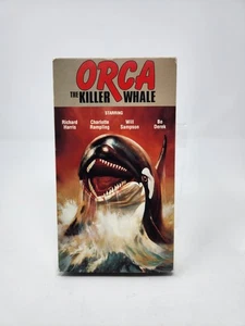 ORCA: The Killer Whale (VHS 1977) Richard Harris Bo Derek Charlotte OOP Horror - Imagen 1 de 8