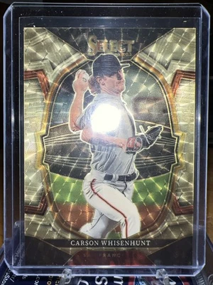 2023 Panini Select - Concourse Carson Whisenhunt #33 SUPERFRACTOR 1/1 - Image 1 of 4