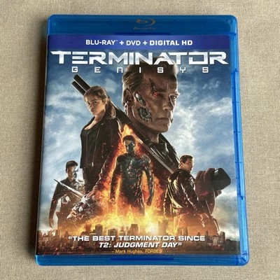 Terminator 5 Genisys (Blu-ray 2015) Arnold Schwarzenegger Jason Clarke Cyberpunk - Image 1 of 4