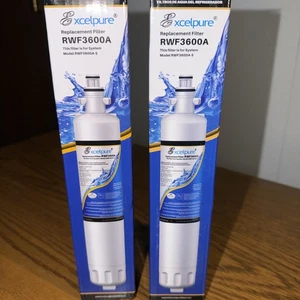 Excelpure Replacement Filter RWF3600A Brand New Sealed Pack Of 2 - Picture 1 of 3