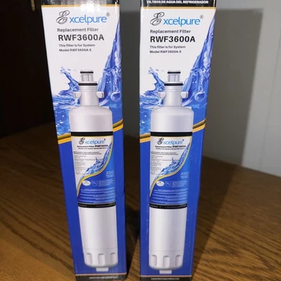 Excelpure Replacement Filter RWF3600A Brand New Sealed Pack Of 2 - Image 1 of 3