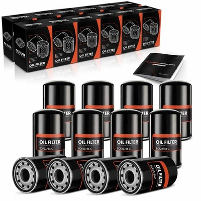 12x Filtro de aceite de motor para Ford F-250 1994 1995 1996 F-350 10 k millas protección Foto 1 de 4