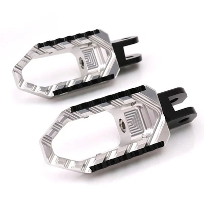 Clavijas delanteras plateadas para carretera para MV Agusta 989R Brutale 2008+ Foto 1 de 4