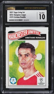 2021 CRISTIANO RONALDO TOPPS UEFA CHAMPIONS LEAGUE #374 CSG 10 - Picture 1 of 2
