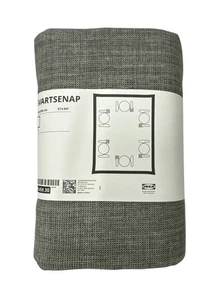 New IKEA SVARTSENAP Gray Tablecloth 145x240 cm (57x94 ") 005.459.30 - Picture 1 of 2