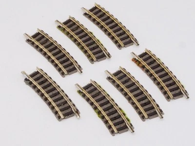 Fleischmann 9122 7x Curved Track R1 Newer Design 1704-28-37 - Image 1 of 3
