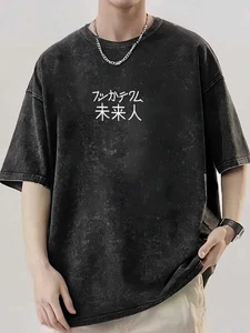 Herren T-Shirt Oversize Long-Tee "Future Man" Style Sommer Baumwolle S-XXL - Bild 1 von 8