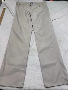Men's Peter Millar Crown Sport EB66 Performance 5 Pocket Golf Pants Khaki 33x32 - Picture 1 of 12