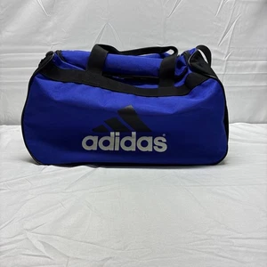 Adidas Defender Small 23 L X 10 W X 11 T Duffel Bag Small Navy Blue / Black Trim - Picture 1 of 11