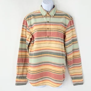 American Eagle Damen Shirt bunte Streifen 100% Baumwolle Gr. XS - Bild 1 von 11