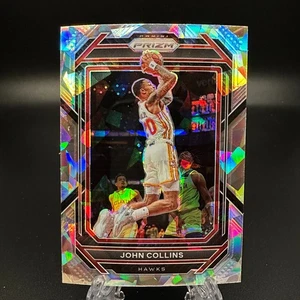 Panini Prizm John Collins 2022-23 Silver Cracked Ice Prizm #152 Atlanta Hawks - Imagen 1 de 2