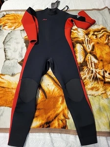 Traje de neopreno completo Hevto Guardian para hombre 3 mm neopreno talla mediana alto negro/rojo - Imagen 1 de 18