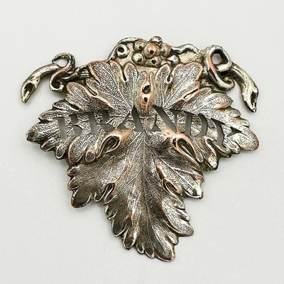 PIERCED BRANDY DECANTER BOTTLE LABEL SILVER PLATE VICTORIAN 19TH CENTURY - Image 1 of 3