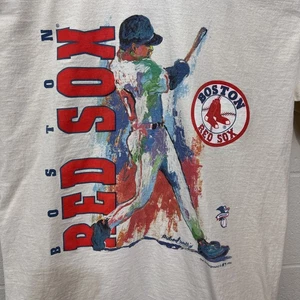 Camiseta De Colección Boston Red Sox Richard Wallich Estampado Arte Abstracto Talla XL 1996 - Imagen 1 de 19