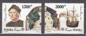 POLAND 1992 **MNH SC#3084/85 EUROPA`92 Disc. of America - Picture 1 of 1