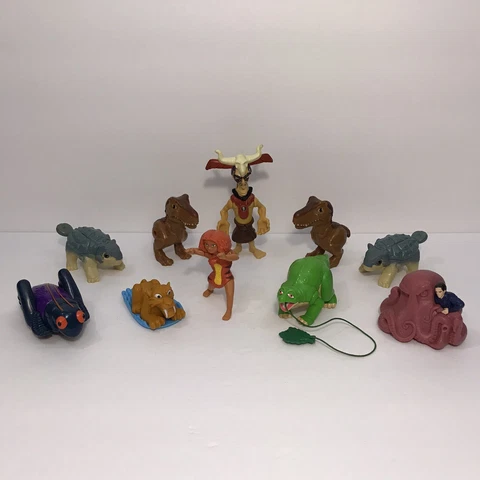 Mixed Lot of 10 Fast Food Kids Meal Toys Jurassic World Ice Age Croods Tak +More Cover